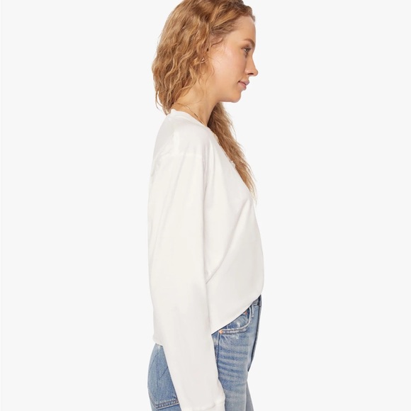 MOTHER The L/S Slouchy Cut Off - Picture 3 of 8